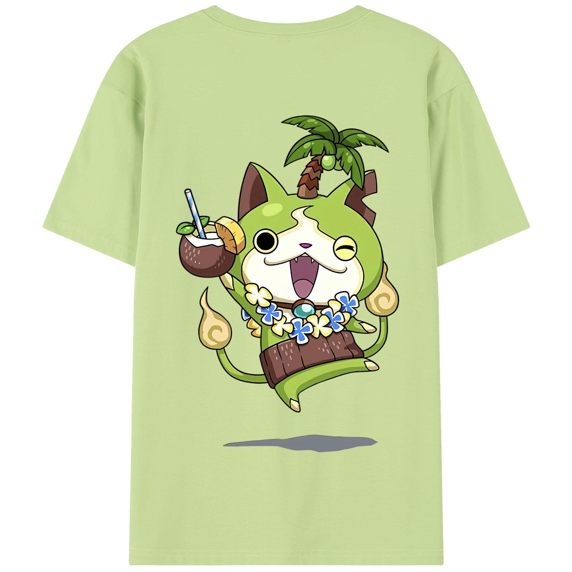 （画像用） 妖怪ウォッチ Yo-kai Watch 綿100％半袖Tシャツ（背面プリント）